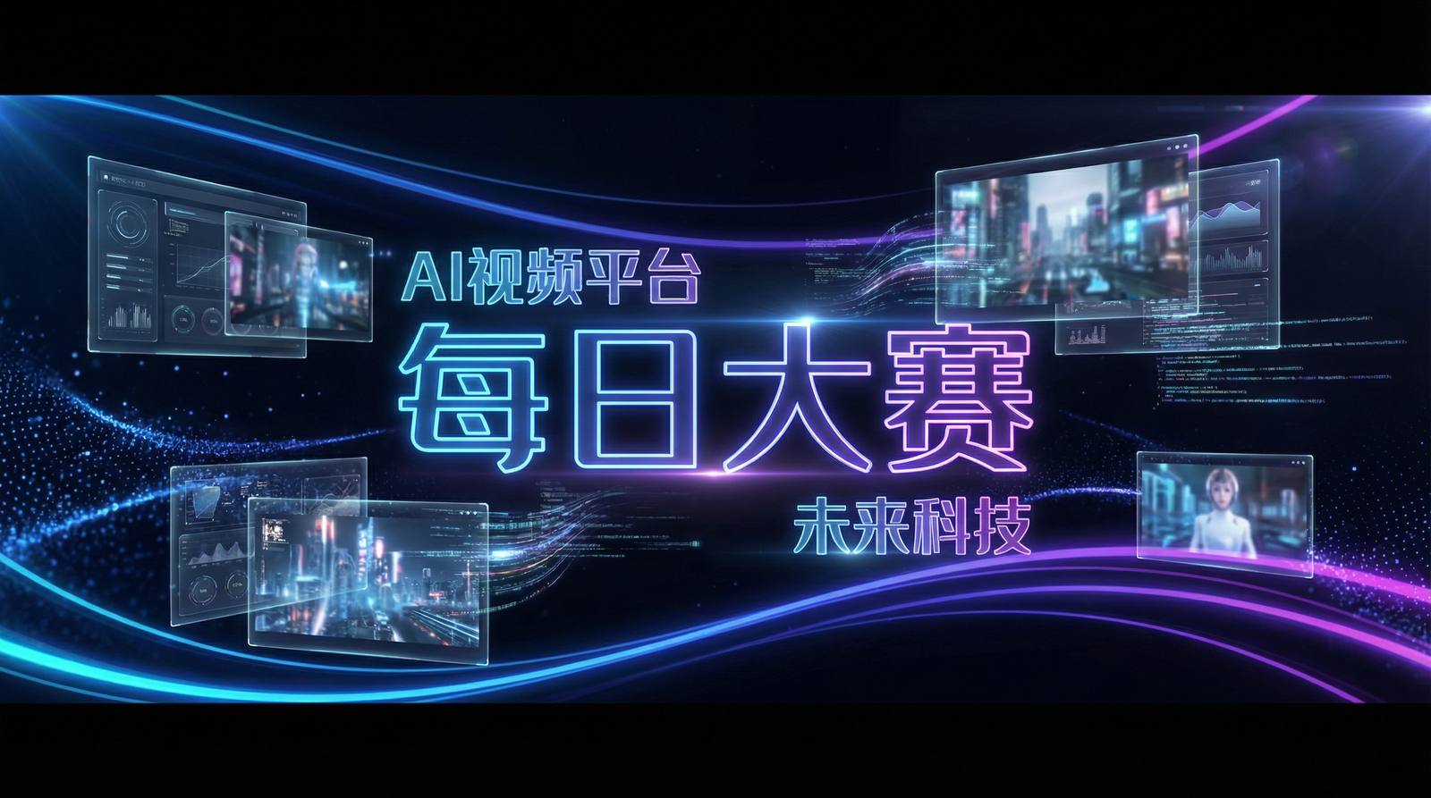 每日大赛AI智能视频科技平台Banner